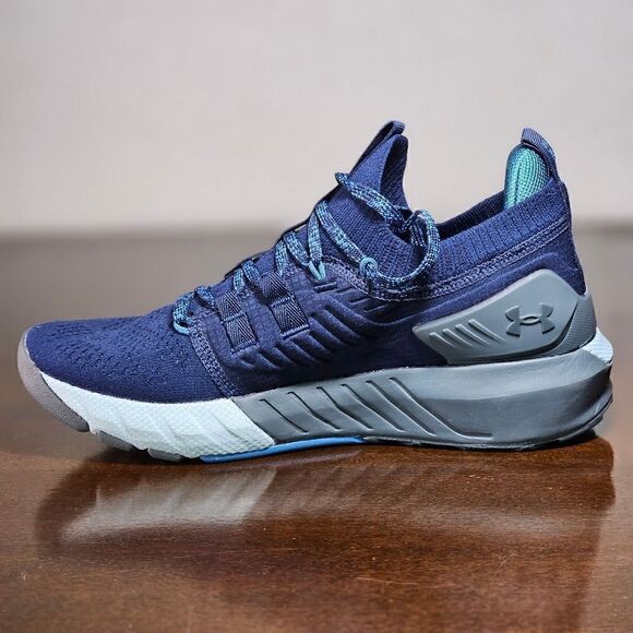 Under Armour UA Project Rock 3 Training Gym Shoes Navy Black White Tribase 11.5 main image 5